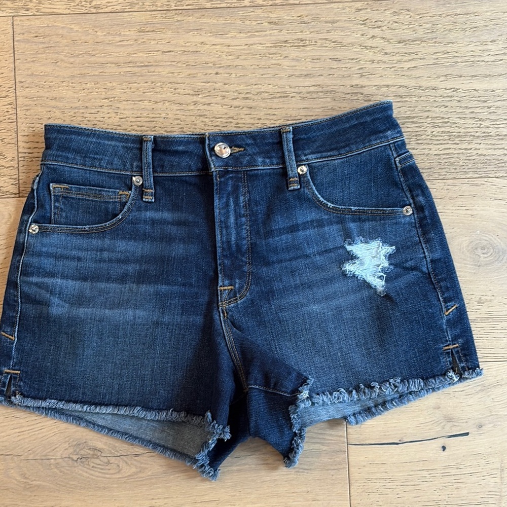 Good American Denim Blue Women's Shorts